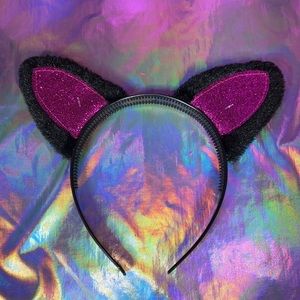 New Glittery Cat Ears headband